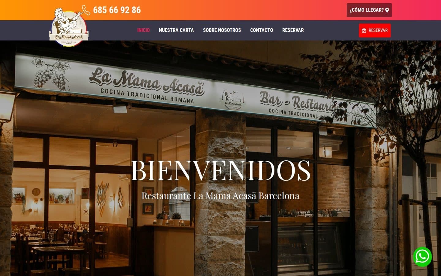 Captura de la web La Mama Acasa