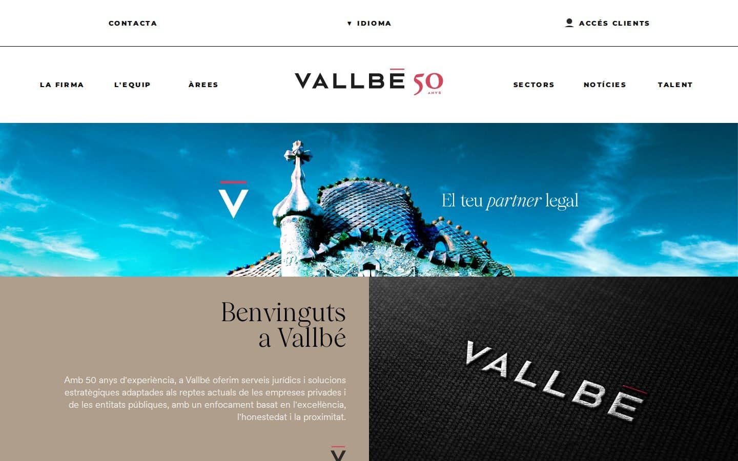 Captura de la web Vallbé
